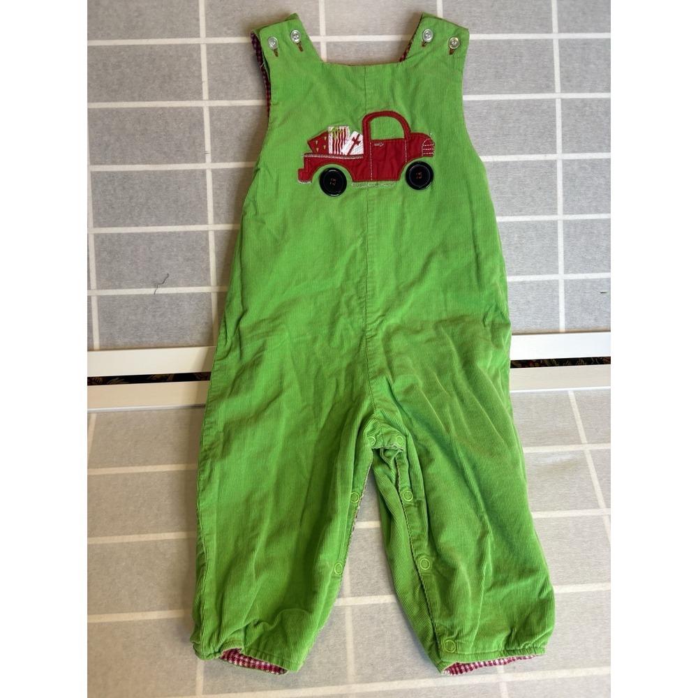 Bailey Boys Reversible Jumper 18 Months Corderoy School/ Christmas Red Plaid‎ - Picture 6 of 8